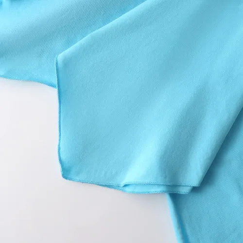 Vista 7 de Noomelfish Vestido de verano de algodón sin mangas con dobladillo de pañuelo para niñas (3-12 años)