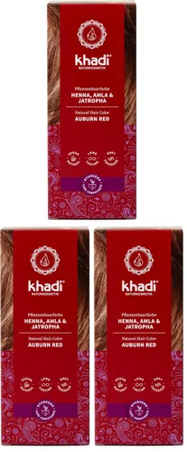 Vista 11 de Khadi - Color de cabello Henna, Amla y Jatropha 3.53 oz