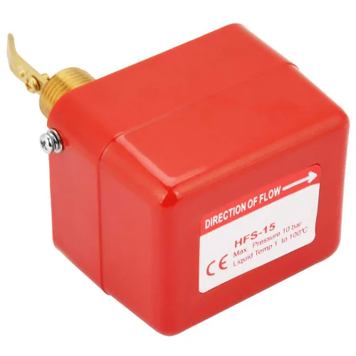 Vista 9 de 1/2" interruptor de agua, HFS-15 rosca ajustable doble tiro SPDT 220VAC 15A control de agua 1.0Mpa