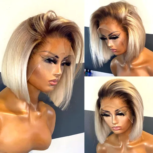 Vista 8 de Pelucas de cabello humano de 10 pulgadas