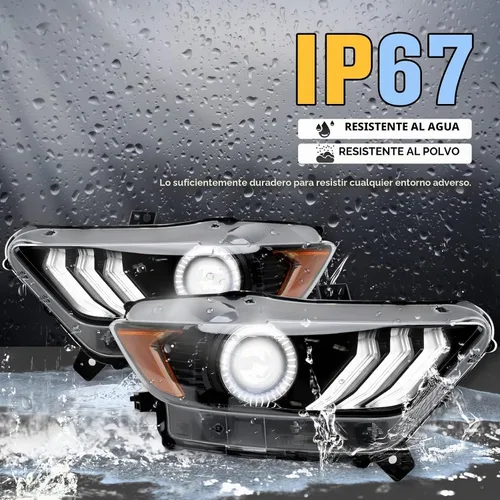 Vista 7 de Faros delanteros LED para Ford Mustang modelo HID/Xenon 2015