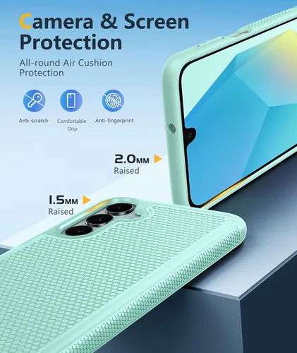 Vista 39 de FNTCASE Funda para iPhone 17 Pro: Fundas delgadas translúcidas de color azul claro compatibles con MagSafe, protección completa de la cámara