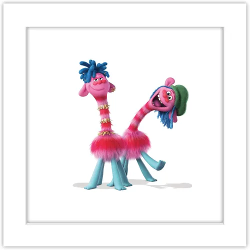 Vista 10 de Trends International Gallery Pops Trolls Band Together - Póster de pared de Cooper y Príncipe D, 12.00 x 12.00 pulgadas, versión de marco negro