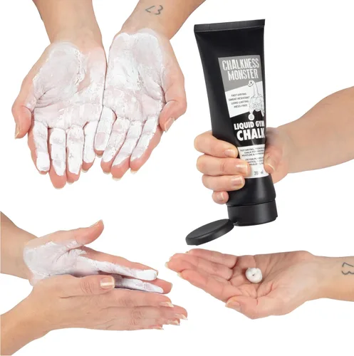 Vista 3 de Liquid Gym Chalk - Mess-Free - Premium Sweat Resistant Long Lasting Grip - Quick Dry Hand Grip for Gymnastics, Rock Climbing, Power Lifting and More