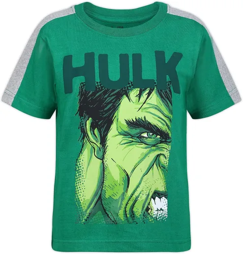 Vista 4 de Marvel Little Avengers - Juego de camiseta de manga corta para niño (4 unidades)