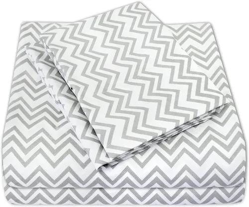 Vista 57 de Juego de sábanas extrasuaves de tamaño individual, ropa de cama transpirable y lujosa con correas elásticas integradas para las esquinas, colección