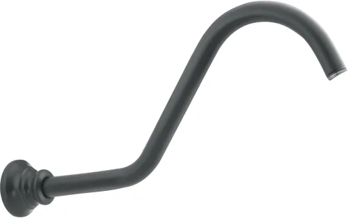 Vista 9 de Moen Waterhill S113BG - Brazo de ducha curvado de repuesto de 14 pulgadas, color dorado cepillado