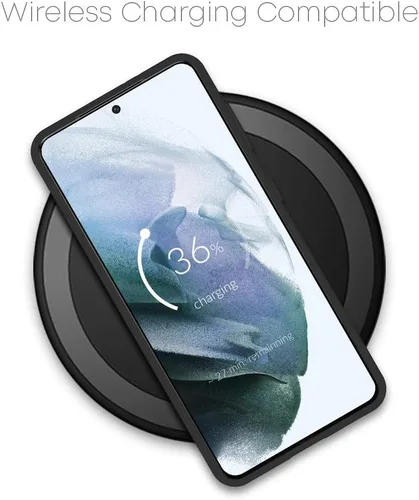 Vista 7 de GOOSPERY Soft Feeling Jelly - Funda para Galaxy S21 Plus (6.7 pulgadas) Funda de parachoques delgada y sedosa (negro)