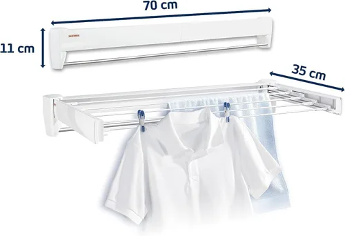 Vista 5 de Leifheit Telefix 100 - Tendedero retráctil de pared
