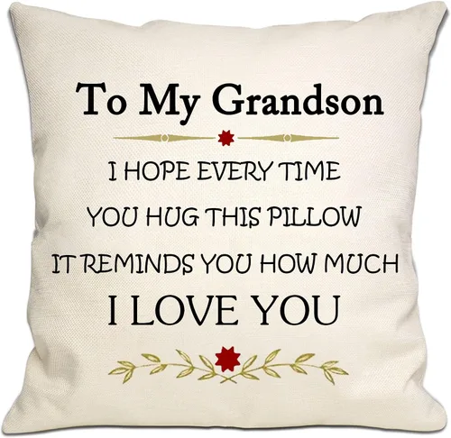 Vista 6 de Funda de almohada de Bommex Cousin Reminder - Abraza y siéntete amado cada vez