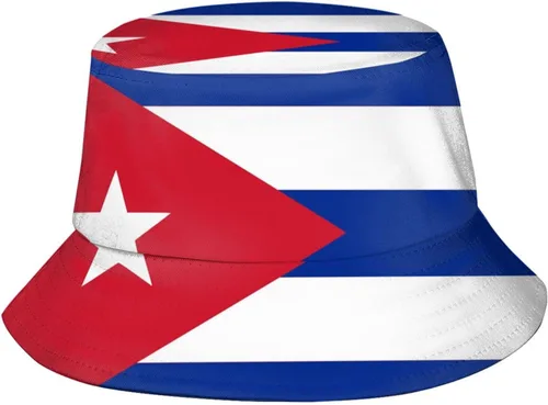 Vista 32 de Lindo sombrero de pescador con bandera divertida, plegable, a la moda, para exteriores, para mujeres, hombres, niños y niñas Bandera de Santa
