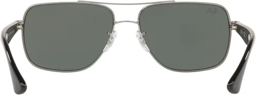 Vista 7 de Ray-Ban RB3483 - Gafas de sol cuadradas de metal para hombre
