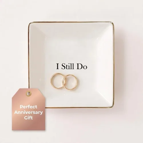Vista 12 de Simply Charmed Amo Mi Abuela - Lindo regalo español para abuela - Soporte para platos o anillos de cerámica para joyas - Elegante bandeja