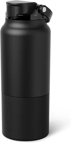 Vista 19 de BrüMate Rise - Botella de agua de 25 onzas con pajita de silicona cubierta 100 % a prueba de fugas, botella de agua de acero inoxidable aislada