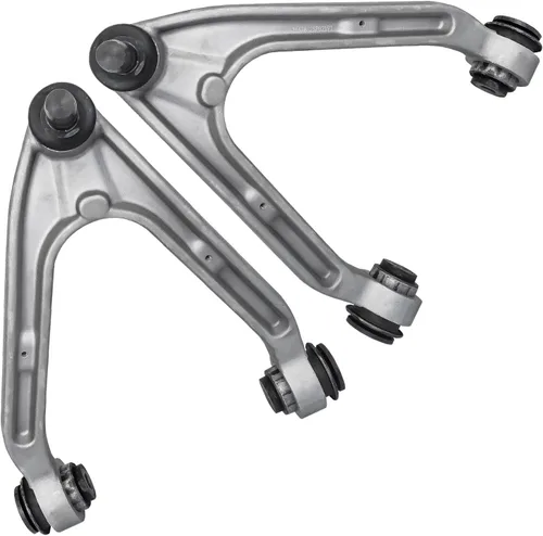 Vista 100 de Detroit Axle - 2 piezas Brazos de control superior delanteros para BMW X5 2007-2018 X6 2008-2019 Brazos de control superior con juntas esféricas
