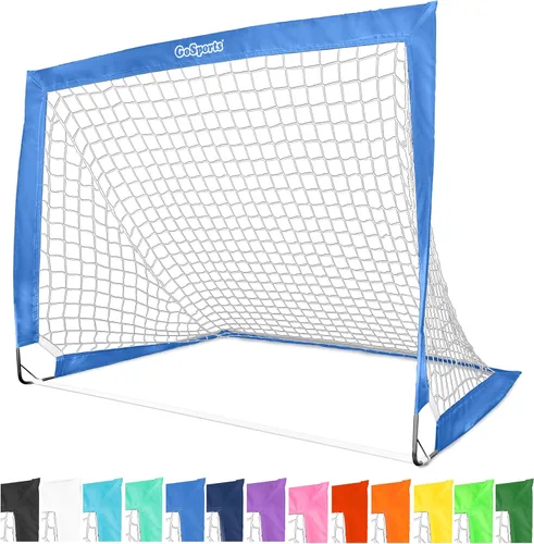 Vista 16 de GoSports - Arcos de fútbol portátiles para niños, 13 opciones de color, elige 4 x 3 pies o 6 x 4 pies, redes desplegables de tono