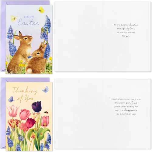 Vista 4 de Hallmark Tarjetas de Pascua con sobres, paquete surtido de 36 (Marjolein Bastin)