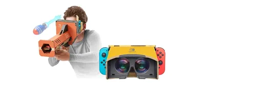 Vista 10 de Nintendo Labo Toy-Con 04 VR Kit - Starter Set Blaster - Switch