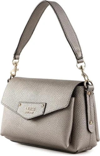 Vista 2 de GUESS Eco Brenton - Bolsa de hombro con solapa peltre Pewter talla única