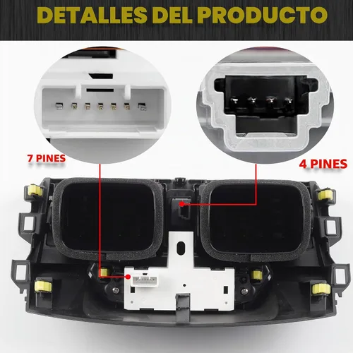 Vista 3 de Dasbecan Panel de ventilación de aire para salpicadero central con reloj Compatible con Toyota Corolla 2009-2013, Marco de cubierta de bisel
