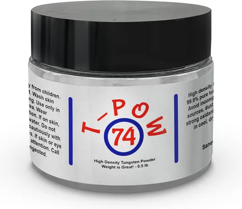 Vista 8 de Polvo de tungsteno, alta densidad, pureza superior al 99.9%, 0.5 lb