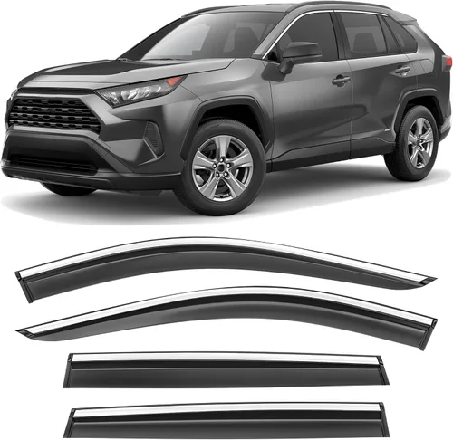 Vista 36 de Deflectores de ventana irrompibles con cinta para Chevrolet Equinox 2025-2026