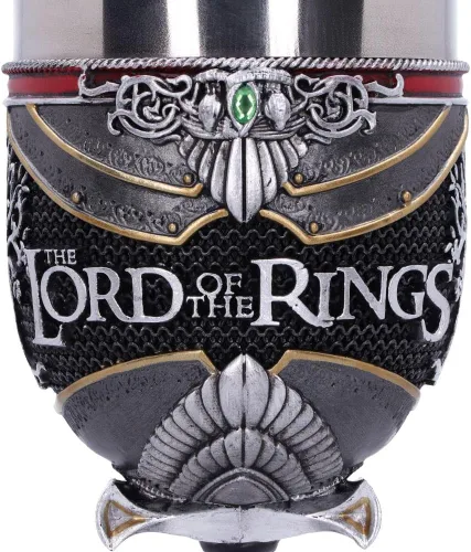 Vista 5 de Nemesis Now Aragorn - Copa de Lord of the Rings - Vaso temático pintado a mano, perfecto coleccionable para los fanáticos y entusiastas de LOTR
