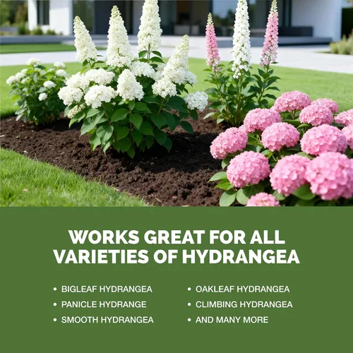 Vista 5 de Fertilizante de hortensias: alimento líquido para plantas para flores más grandes, color rico de flores y desarrollo de raíces más fuerte, 8 onzas