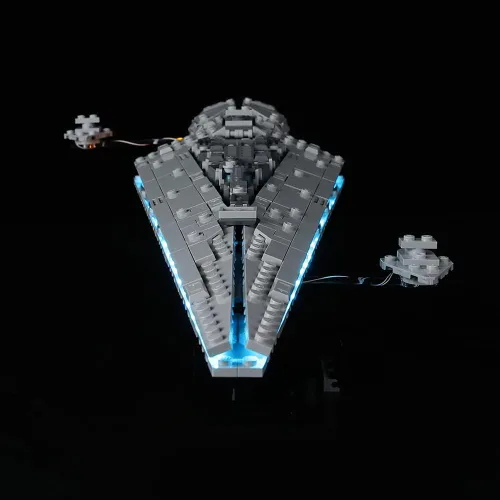 Vista 3 de Kyglaring Kit de iluminación LED (sin modelo) diseñado para Lego Executor Super Star Destroyer 75356 Kit de construcción modelo, sin juego de Lego
