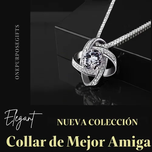 Vista 2 de Collar de mejor amigo para larga distancia, regalo de cumpleaños, joyería