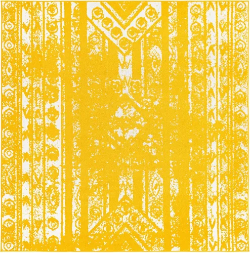 Vista 32 de Unique Loom Lennon Collection - Alfombra de área Zal (2 pies x 3 pies 1 pulgada, rectangular, gris y marfil)