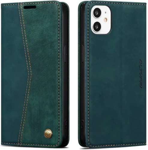 Vista 115 de QLTYPRI Para iPhone Air Case Wallet Con Tarjetero, Vintage PU Cuero Kickstand Cierre Magnético A Prueba De Golpes Folio Libro Funda Para IPhone 17