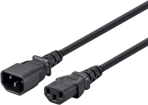 Vista 13 de Monoprice 124190 Cable de extensión, 1 pie, negro