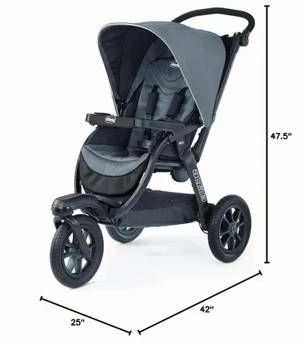 Vista 10 de Chicco Activ3 - Cochecito ligero para correr, todo terreno, 3 ruedas