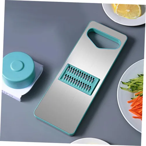 Vista 3 de 1 juego multifuncional rebanador de verduras y rallador con caja de almacenamiento, herramienta de cocina para zanahorias, pepinos y más sin diseño
