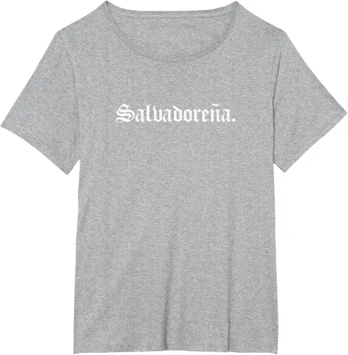 Vista 84 de Camiseta Salvadoreña Mujer, Negro