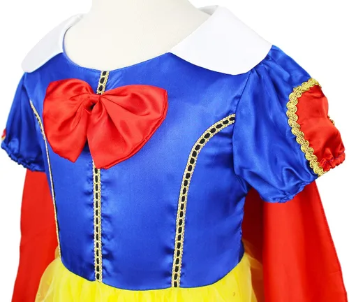 Vista 4 de Funna Costume Princess Dress for Toddler Girls with Accessories