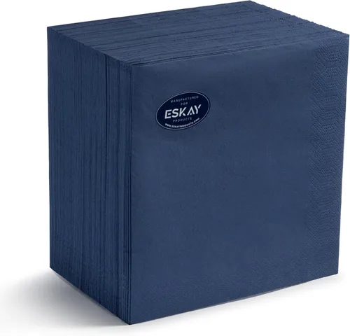 Vista 15 de Servilletas negras para bebidas, servilletas de papel desechables de 3 capas para bar, cóctel, bodas, cumpleaños, fabricadas en la UE, (20 unidades)