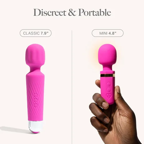 Vista 2 de Ava Vibrador de varita sexual [vibrador estimulador de clítoris] Vibrador para mujer Juguete sexual Regalos para mujeres 20 patrones y 8