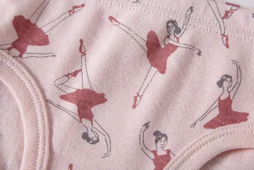 Vista 5 de Cadidi Dinos Ropa interior de algodón suave para bebés y niñas pequeñas
