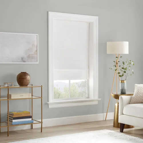 Vista 18 de Eclipse Drew - Persianas romanas para ventanas, sin cordones, 100 % opacas, 23 pulgadas de ancho x 64 pulgadas de largo, reducen el ruido, persianas