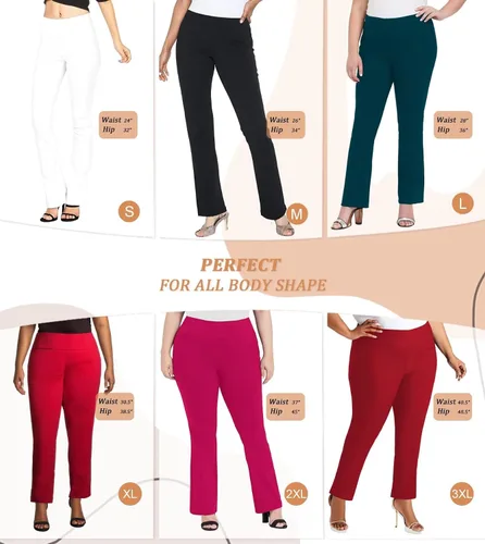 Vista 4 de Hybrid & Company Pantalones ajustados para mujer con corte de bota Millennium