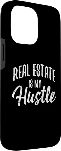 Vista 3 de Funda de regalo para iPhone 14 Pro Max Real Estate Is My Hustle Funny Agent Realtor Broker
