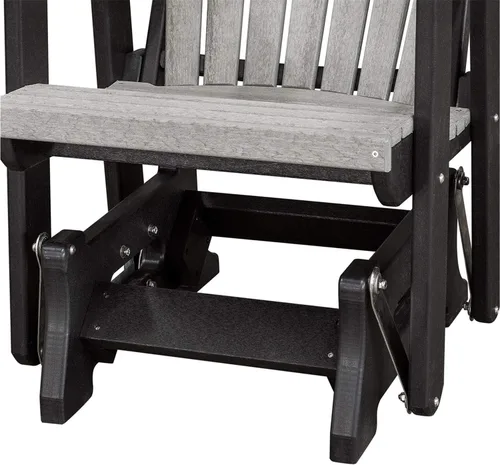 Vista 6 de American Furniture Classics Planeador de mesa central doble, gris claro