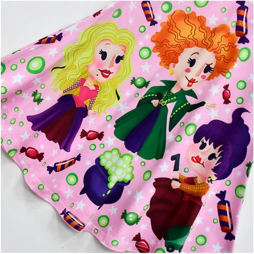 Vista 6 de CREATIE Vestido casual de manga larga para niñas 4-9 años
