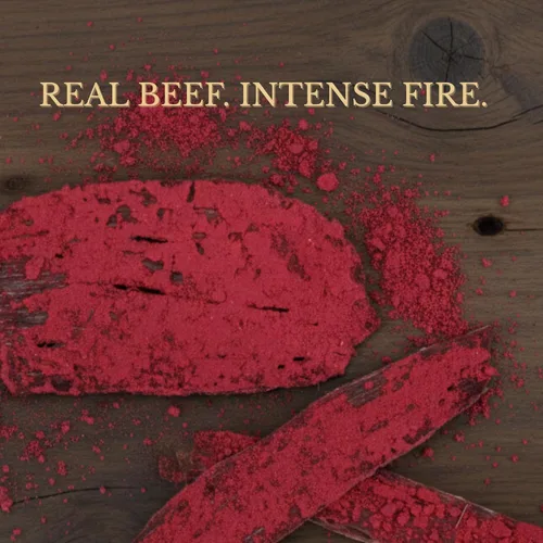 Vista 3 de Don Beto's Flamin' Fire Beef Jerky, hecho en Texas, 1.3 oz