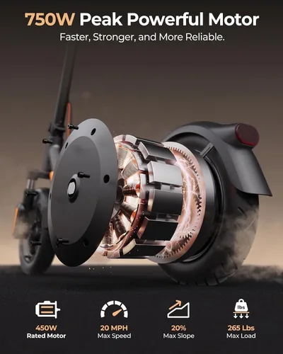 Vista 15 de Electric Scooter 45/28Miles Long Range Up to 20MPH
