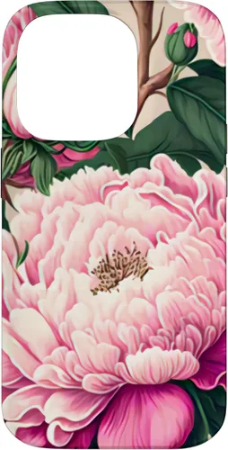 Vista 17 de Funda con diseño artístico de peonía rosa para iPhone 16