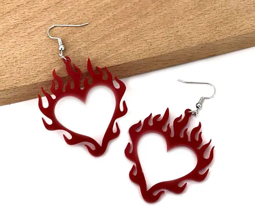 Vista 5 de Anillo de dedo de llama de fuego Blaze corona de fuego nudillo articulación dedo banda para mujeres hombres joyería regalos