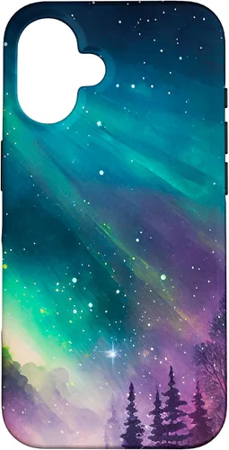 Vista 32 de Northern Lights and Sky Iceland Norway Aurora Borealis Case for iPhone 17